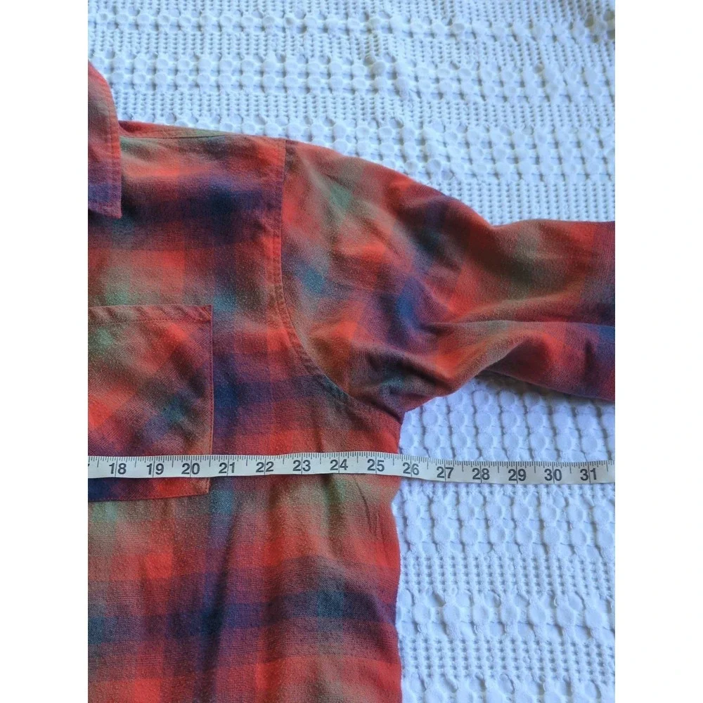 The North Face Fort Point Flannel Shirt Jacket Plaid Shadow Multicolor Mens
